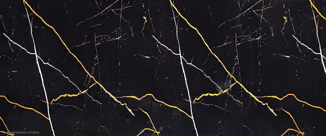 UV Marble Sheets, Royal Obsidian, 1 Sheet, 4 X 9 Feet