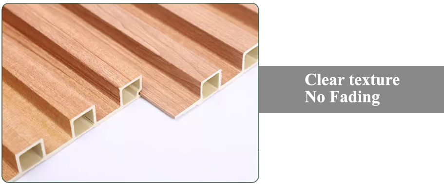 Fluted Panel Color WPC Fluted Panels, Black color, 10 Panels x 9 feet long, – Swan Canada