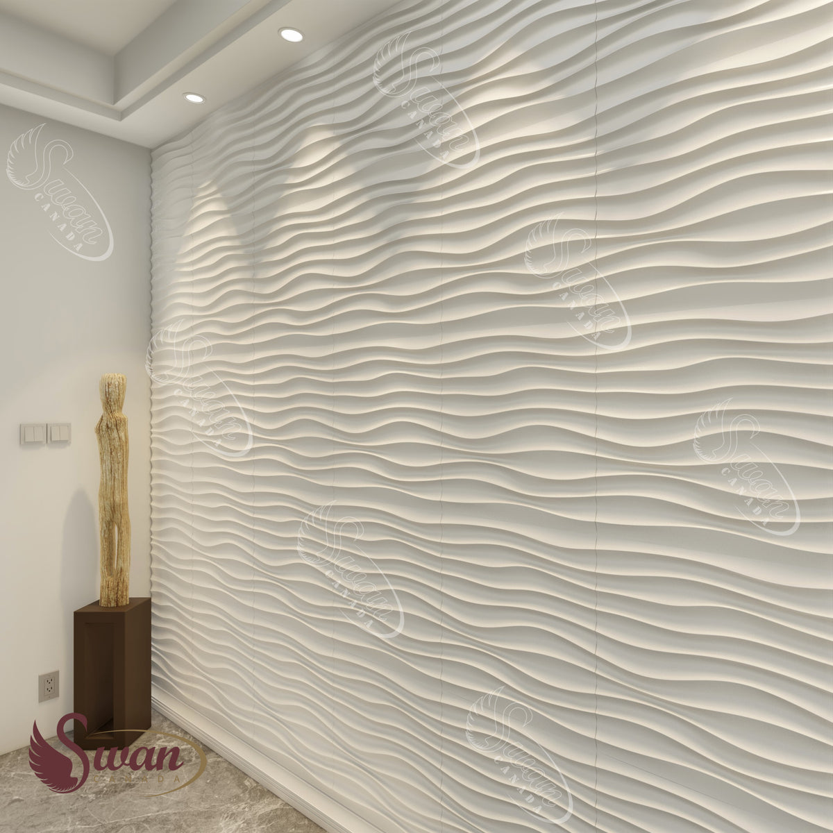 Wavy Wall, PVC wall panels – Swan Canada