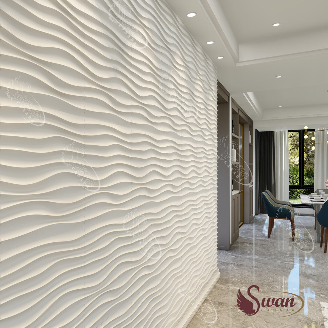 Wavy Wall, PVC wall panels