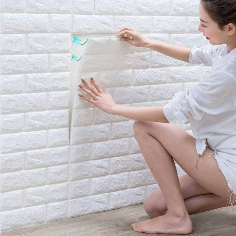 3D Wallpaper, DIY Vinyl, 10 Pieces (58 square feet)