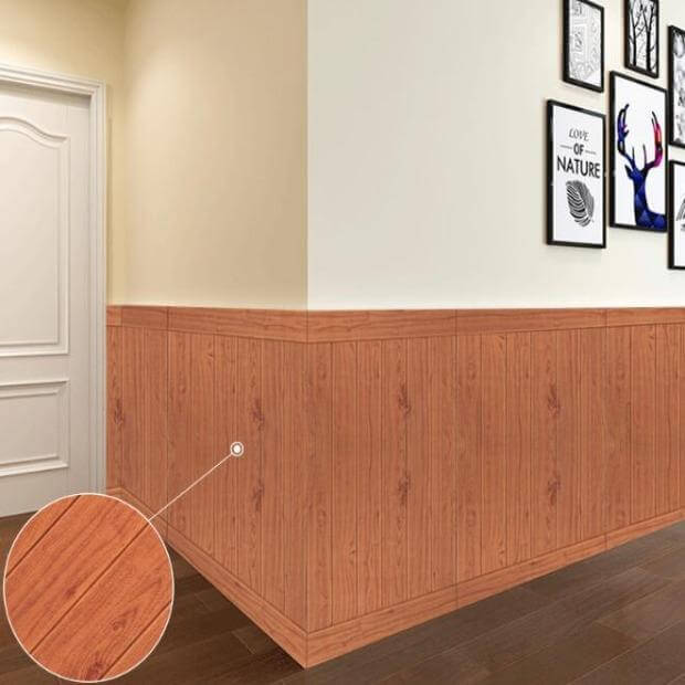 Papier peint 3D, vinyle autocollant DIY, 10 pièces (52 pieds carrés)
