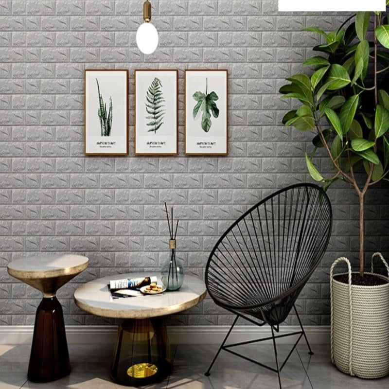 3D Wallpaper, DIY Vinyl, 10 Pieces (58 square feet)