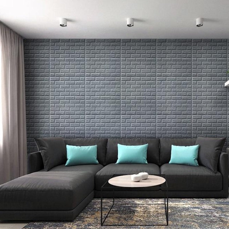 3D Wallpaper, DIY Vinyl, 10 Pieces (58 square feet)