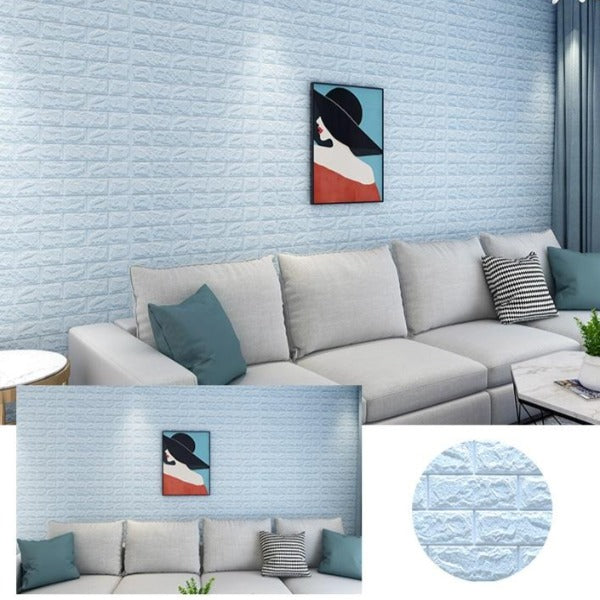 3D Wallpaper, DIY Vinyl Self-Adhesive, 10 Pieces (58 square feet)