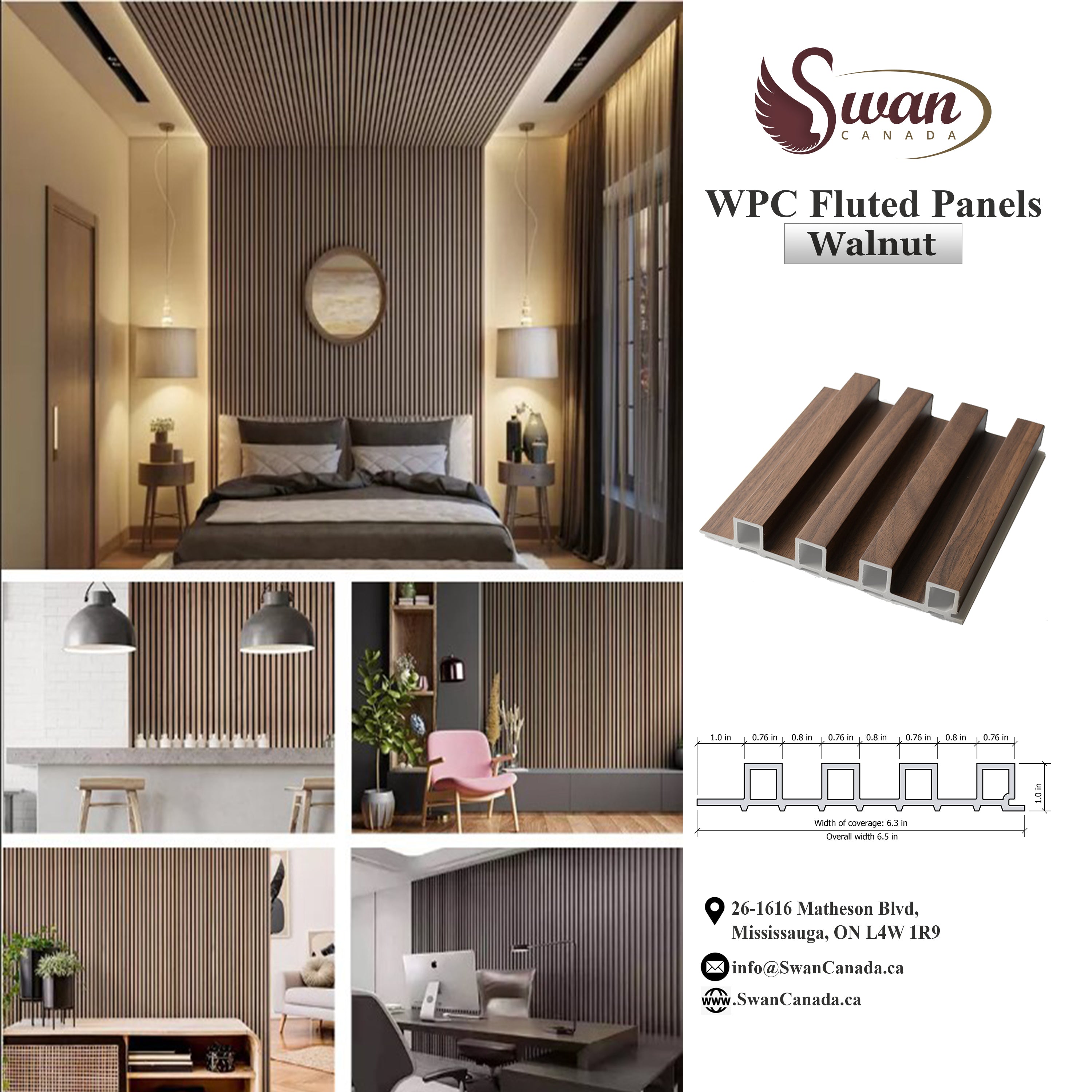 Wpc Walnut Samples – Swan Canada