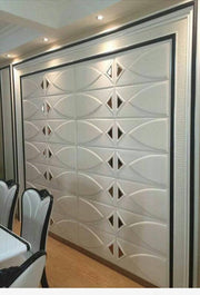 SW-312 PU Leather 3D wall Panel