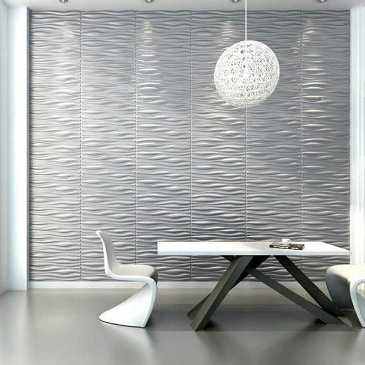 3D Elegant Waves PVC Wall panels,