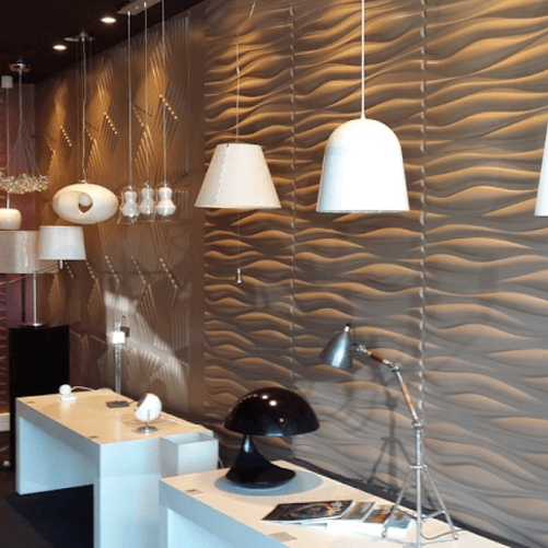 3D Elegant Waves PVC Wall panels,