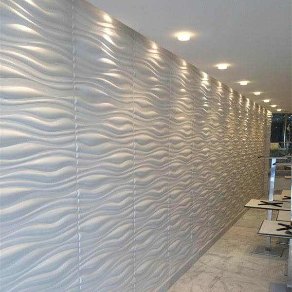 3D Elegant Waves PVC Wall panels,